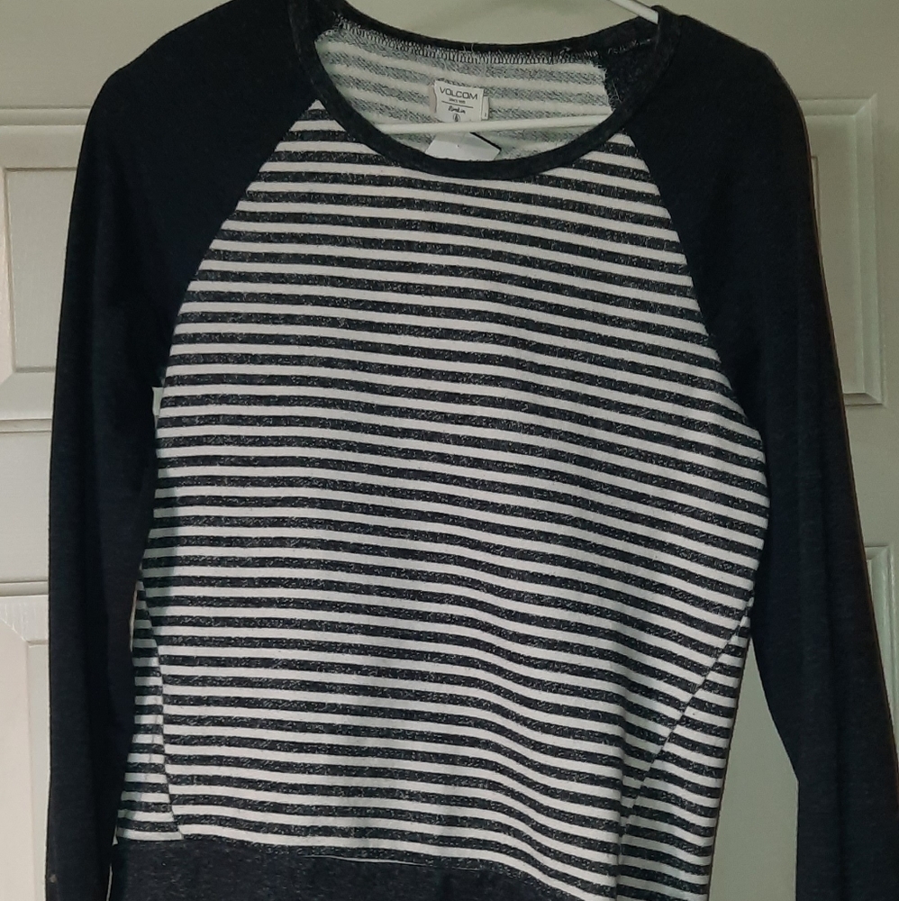 Volcom striped sweatshirt